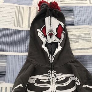 Hawk skeleton sweater